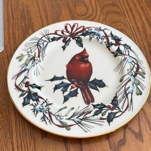 Lenox Winter Greetings Accent Luncheon Plate